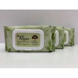 Eco Ennea Pure Argan Real Cleansing Oil Tissue 70 sheets / 에코에니어 퓨어 아르간 리얼 클렌징 오일 티슈 70매 X3
