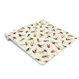 MightySkins Skin Compatible with Apple Magic Trackpad – Fishing Flies | Protective, Durable, and Unique Vinyl Decal wrap Cover | Easy to Apply, Remove, and Change Styles | Made in The USA