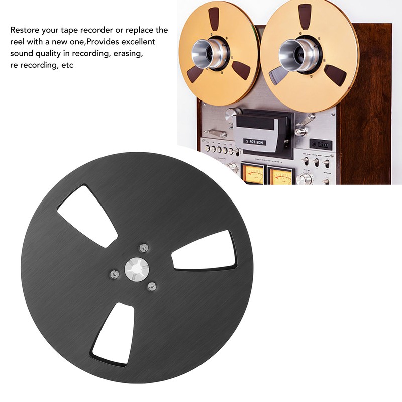1/4 7 Inch Empty Tape Reel 3 Hole Aluminum Alloy