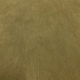 Corduroy Upholstery Fabric, Soft Velvet Feel Material for Sofas Pillows & Headboards, DIY Projects, Machine Washable and Stain Resistant - Fabric by The Yard (Green)