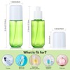 Small Spray Bottle Travel Size 3.4oz/100ml Plastic Mini Bottle Set