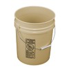 API Kirk Tan 5 Gallon Plastic Bucket; 90 Mil, Food