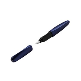 Pelikan Twist Night Breeze 820134 Fountain Pen for Right-Handed and Left-Handed Users, Nib M, Blister