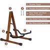 JIPIS Wood Guitar Stand,Folding A- Frame Floor Guitar Rack for