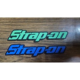 Unbranded STRAP-ON TOOL BOX LOGO EMBLEM Badge Decal 6" INCH LONG - NEW 3D PRINTED