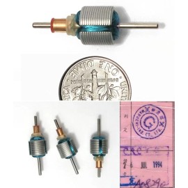 Tyco 3pc TYCO 440-X3 FACTORY Slot Car Blue Wire ARMATURE Unused Vintage MABUCHI Motor