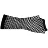 Black Fingerless Fishnet Stretchy Gothic Cyber Long Net Mesh Gloves