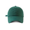 COTIDI Mens 100% Cotton Baseball Cap Adjustable Hat, dark green