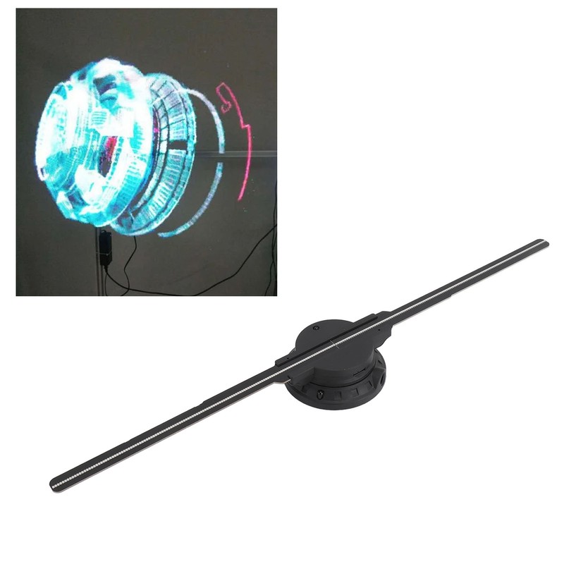 3D Holographic Advertising Machine 2000X402 Resolution 402 LEDs WiFi Function