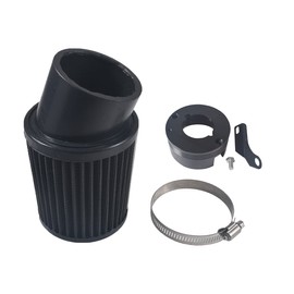 VCUJSUC Black Air Filter Adapter For Predator 301cc 420cc Go Cart 11Hp 13Hp for Honda GX340 GX390 Clone Engine Go kart Mud Boats Racing Lawnmower Minibike for GX270s 13/15hp Chinese OHVs