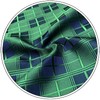 S&W SHLAX&WING Neckties for Men Green Navy Checkered Satin Tie