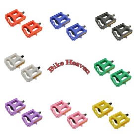 ALTA Bicycle Pedals 1/2 inch For 1 Piece Crank BMX Kids Cruiser Electric Bikes - Blue