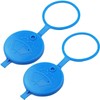 Plastic Replacement Car Washer Bottle Cap 2 Pack 53mm Automobile