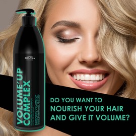 Joanna Professional Volume Up Line Shampoo – Enriched with Marine Collagen and Innovative Volume Up Complex – Volumizing Hair Products for Thin Hair – For Increased Hair Volume - 1000 ml