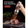 TOMEEM Upgraded Larger Capacity Electric Salt and Pepper Grinder Set
