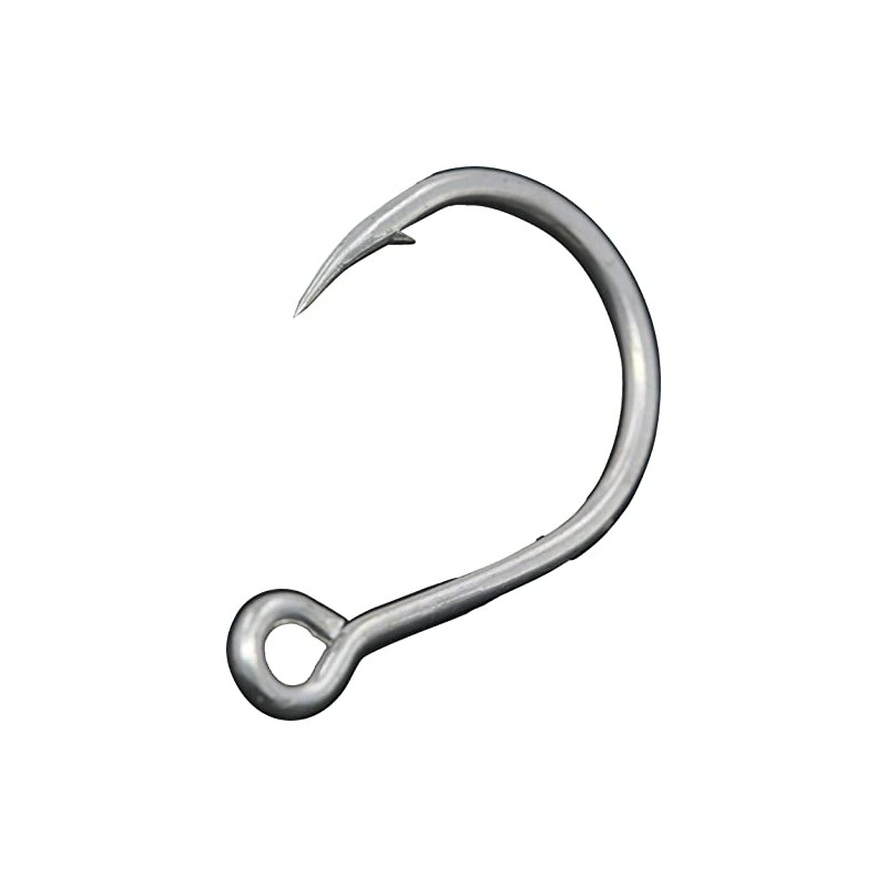 Mustad SINGLE HOOK KAIJU INLINE 10121NP-DT - By 5, N°4/0