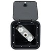 RecPro RV Exterior Shower Box with Hot & Cold Faucet