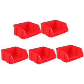 Operitacx Compartment Storage Boxes Stacking Storage Bins for Tools Parts Organizer Shed Organization Warehouse Organizer