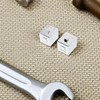 Gorise 1 Pair Thermostatic Control Handles, Square Shower Temperature Handle