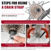 FERRGIA Bicycle Chain Whip Cassette Remover Tool
