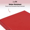 Durafile Ring Binder A4 File, Red, Single File Folder Organiser,