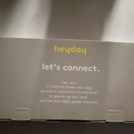 HeyDay Compact Wireless Keyboard Bluetooth 5.1 W/ Wireless USB Receiver Gray