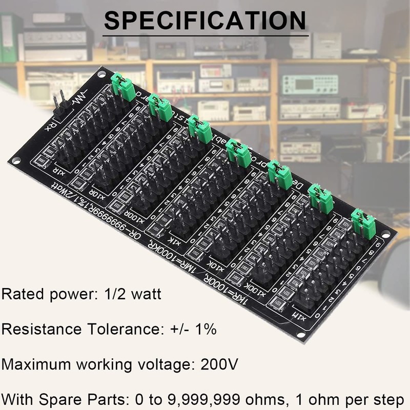 DAOKAI Programmable Resistor Board 1R - 9999999R Resistor Board Step