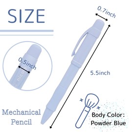 Sunstar Stationery S4481160 Mechanical Pencil, Nicolo Sharp 0.3 & Sharp 0.5, Powder Blue
