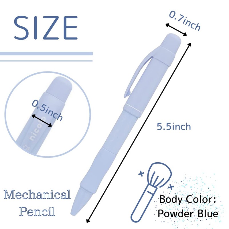 Sunstar Stationery S4481160 Mechanical Pencil, Nicolo Sharp 0.3 & Sharp