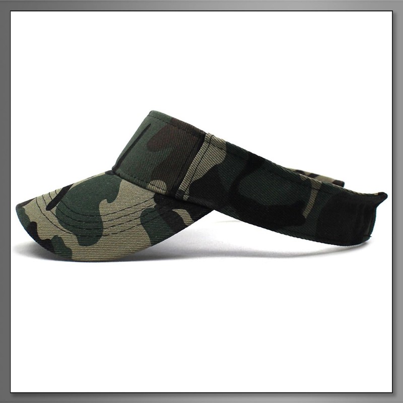 Buzz Selection CAP693 Visor, Sun Visor, Hat, Camouflage, Sun Shade,