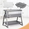 JOYMOR Baby Bassinet, 5 in 1 Bassinet Bedside Sleeper with