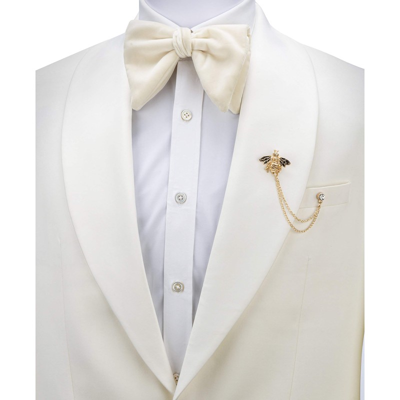 A N KINGPiiN Lapel Pin for Men Bee with Hanging