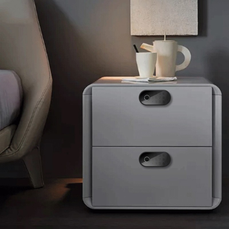 Drawer Fingerprint Password Lock Biometric Electronic Cabinet Access Control Keypad