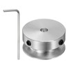 sourcing map Single Groove Pulley 5 mm Fixed Bore 30