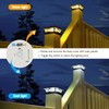 Solar Post Cap Lights Outdoor 8pack, Waterproof Solar Powered Deck