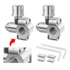 2PCS Bullet Piercing Valve Kit#AP4502525,BPV31D,GPV14,GPV31,GPV38,GPV56,Anti-rust Piercing Valve for Refrigerator Fit