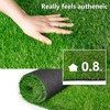 Shuonuo Luxurious Artificial Grass Turf Lawn Fake Grass 0.8 Inch