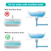 TSIBOMU Bathroom Sink U Shape Bottle Trap Complete Set, Adjustable