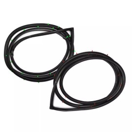 Zoparts Door Rubber Seal Weatherstrip Front Fits Mitsubishi L200 Mighty Max 1978-86 2PCS