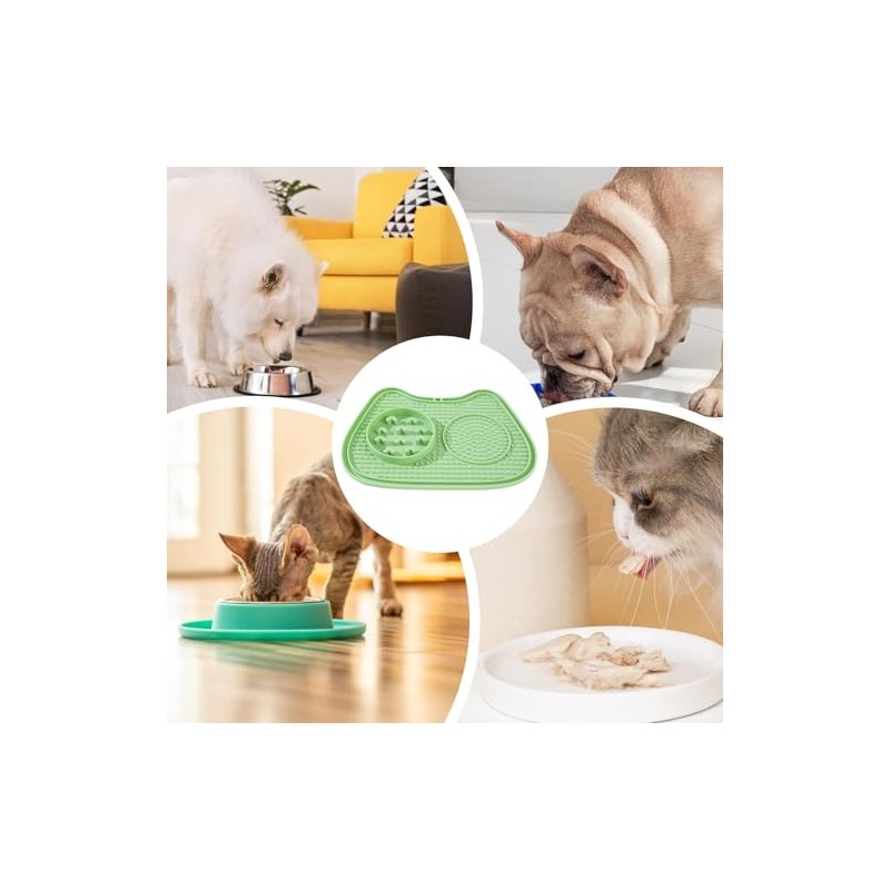Genérico Comederos para Gatos De Alimentación Lenta