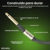 GEARit Cable de instrumento de guitarra (6 pies, 2 unidades)