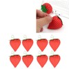 20pcs Sewing Pin Cushion Cotton Soft Lightweight Cute Strawberry Shaped
