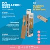 Clickeat Duo Wooden Cutlery Set - 10 Units - 100%