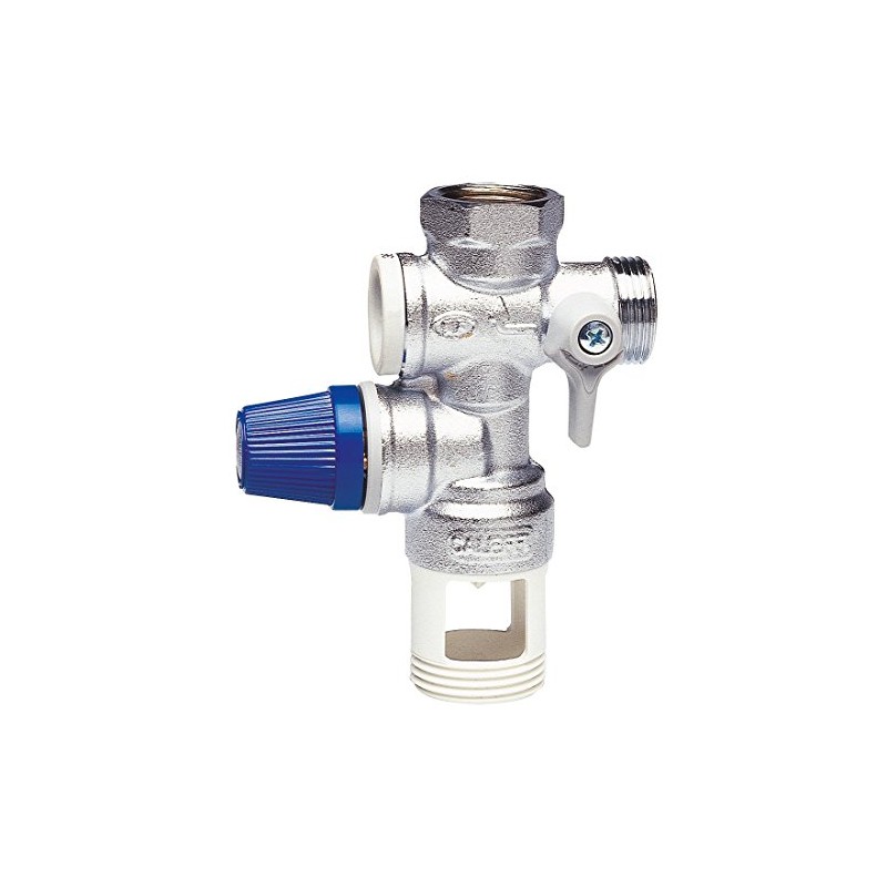 Caleffi 526142 Safety group for boiler 1/2 inch with shut-off,