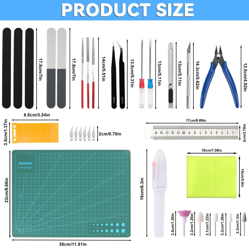 QLOUNI Model Making Tool Set Gundam Modeler Basic Tools Professional