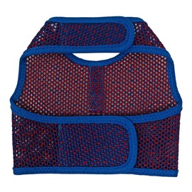 Active Mesh Dog Harness with Leash (X-Large, Blue & Red)