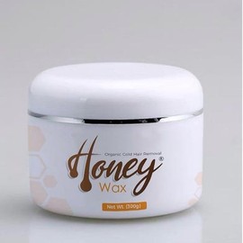 HONEY WAX - Organic Cold Hair Removal 8oz. Bikini, Underarms, Full Legs, Lips, Eyebrow, Full Face Wax No Heating Required..