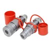 Summit Hydraulics Flat Face Hydraulic Quick Connect Coupler, #10 JIC