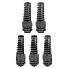 sourcing map 5 Pcs NPT3/4 Cable Glands Adjustable 13-18mm PA66