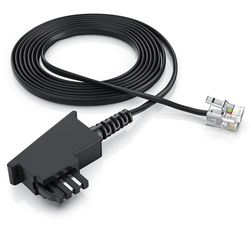 CSL Telephone Cable TAE-F Male to RJ11 Plug - Int.
